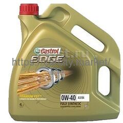 Масло моторное Castrol EDGE 0W-40 A3/B4 4 л. купить в Карсти Маркет