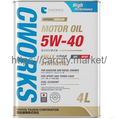 Масло моторное SUPERIA CWORKS MOTOR OIL 5w40 SP/CF 4л купить в Карсти Маркет