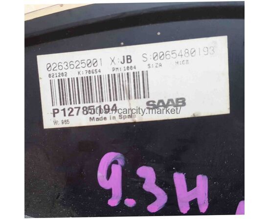 Приборная панель SAAB 9-3 2003-2005г, изображение 3 купить в Карсти Маркет