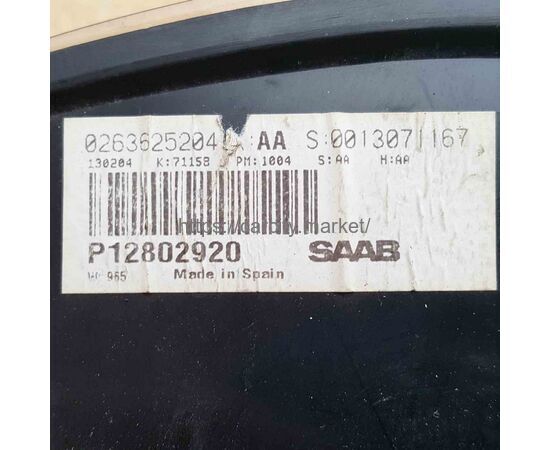 Приборная панель SAAB 9-3 2003-2004г, изображение 2 купить в Карсти Маркет