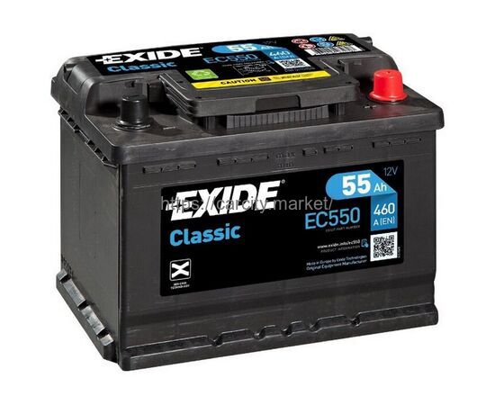 Аккумулятор EXIDE Classic 460A купить в Карсти Маркет