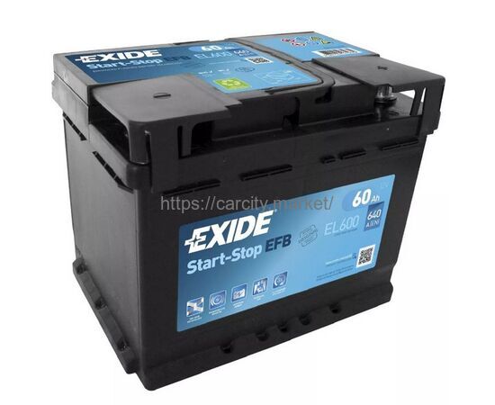 Аккумулятор EXIDE Start-Stop EFB 640A купить в Карсти Маркет