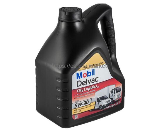 Масло моторное Mobil Delvac City Logistics M 5W30 4л купить в Карсти Маркет