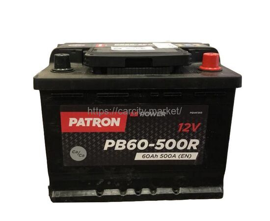 Аккумулятор PATRON POWER 500A купить в Карсти Маркет