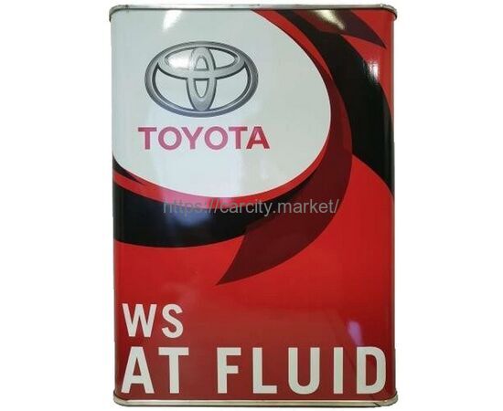 Масло трансмиссионное TOYOTA  ATF WS 4л купить в Карсти Маркет