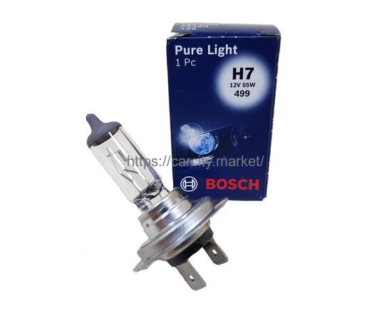 Лампа H7 55W PX26D Pure Light Standard BOSCH купить в Карсти Маркет