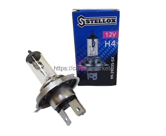 Лампа H4 12V 60/55W P43T STELLOX, изображение 2 купить в Карсти Маркет