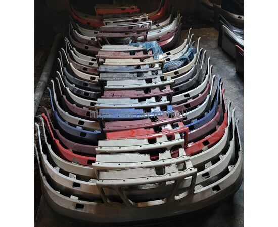 Бампер передний SAAB 9-5, Состояние: Б/У, Цвет: Серебристый, изображение 2 купить в Карсти Маркет