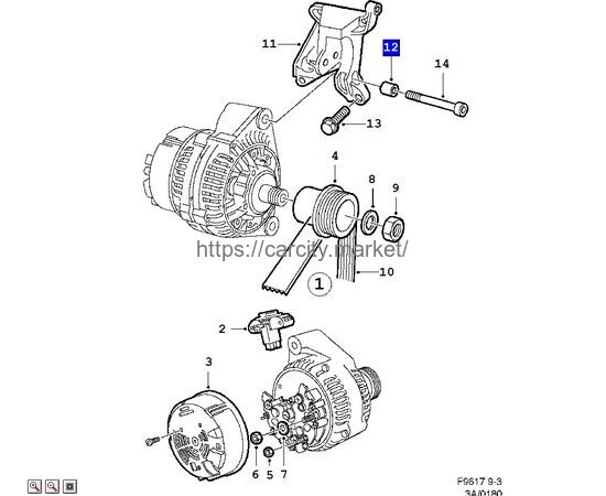 Втулка вкладыш SAAB GM, изображение 5 купить в Карсти Маркет
